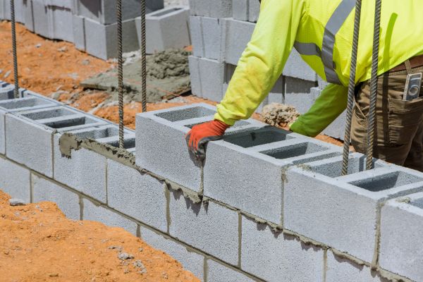 Concrete Blocks Installation in Renton