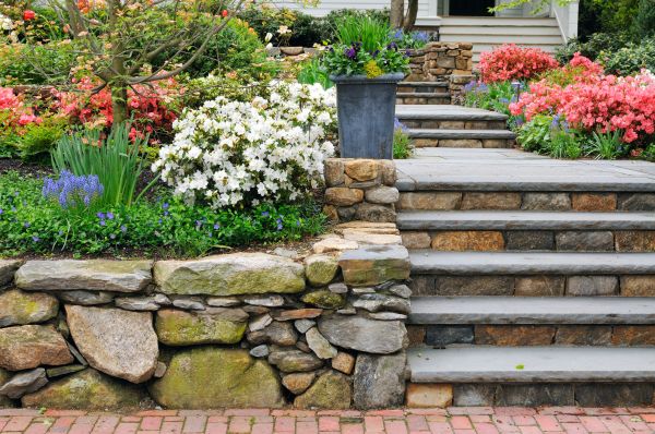 Stone Stairs Repair in Renton