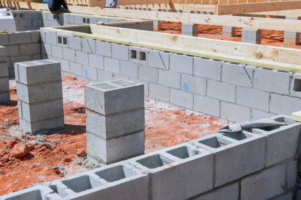 Cement Block Installation in Renton